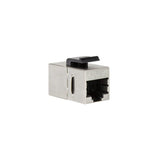 Keystone Coupler Cat.5e Stp, 2xrj45, Metal, Shielded