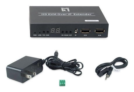 EAN 4015867239063 - LevelOne HVE-6701R extensor audio/video Receptor AV Negro imagen 3