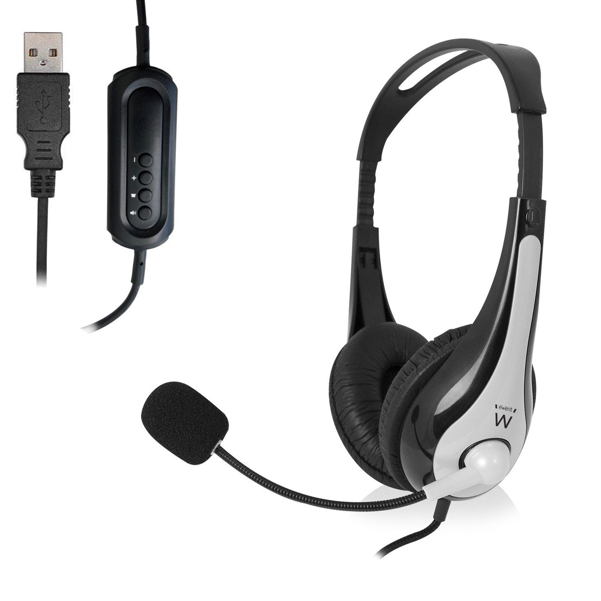 Auricular Ewent Ew3565 Con Microfono