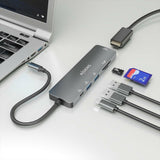 EAN 8436574709964 - AISENS ASUC-6P016-GR base para portátil y replicador de puertos Alámbrico USB 3.2 Gen 1 (3.1 Gen 1) Type- imagen 5