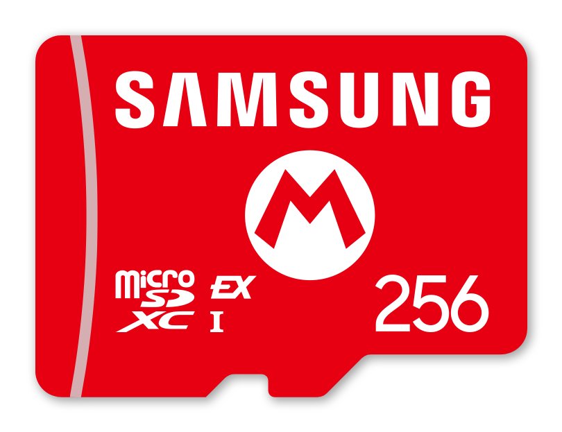Samsung Nintendo Switch 2 Mircosd Express Card 256 Gb, Tarjeta De Memoria En Mario-Disign 10016156