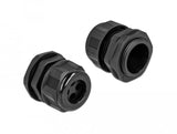Delock Prensaestopa Para Cable Pg21 Para Cable Redondo Con Cuatro Entradas De Cable Negro