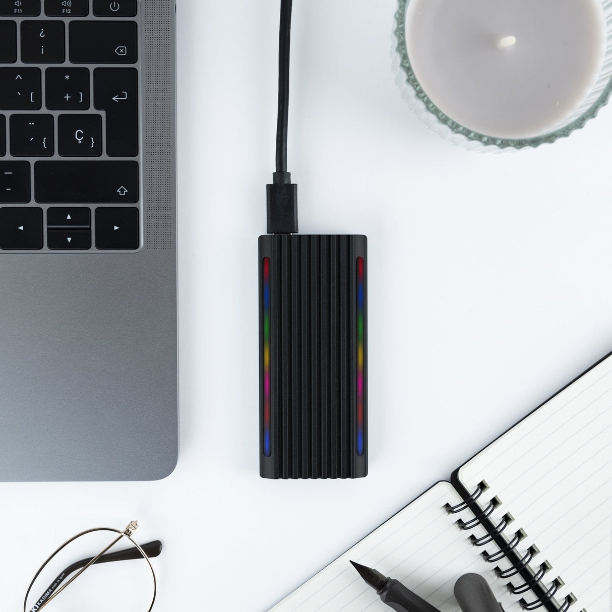 Tooq Shinobi Carcasa Externa Ssd M.2 Ngff/Nvme Usb-C 3.1 Gen2 Rgb