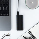 Tooq Shinobi Carcasa Externa Ssd M.2 Ngff/Nvme Usb-C 3.1 Gen2 Rgb