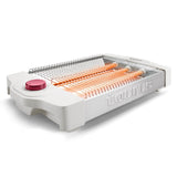 Tostadora Plano Taurus Neptuno Plus 900w 12 Niveles Tostado 3 Resistencias Cuarzo Apto Todo Tipo Pan/Bolleria Bandeja Recogemigas