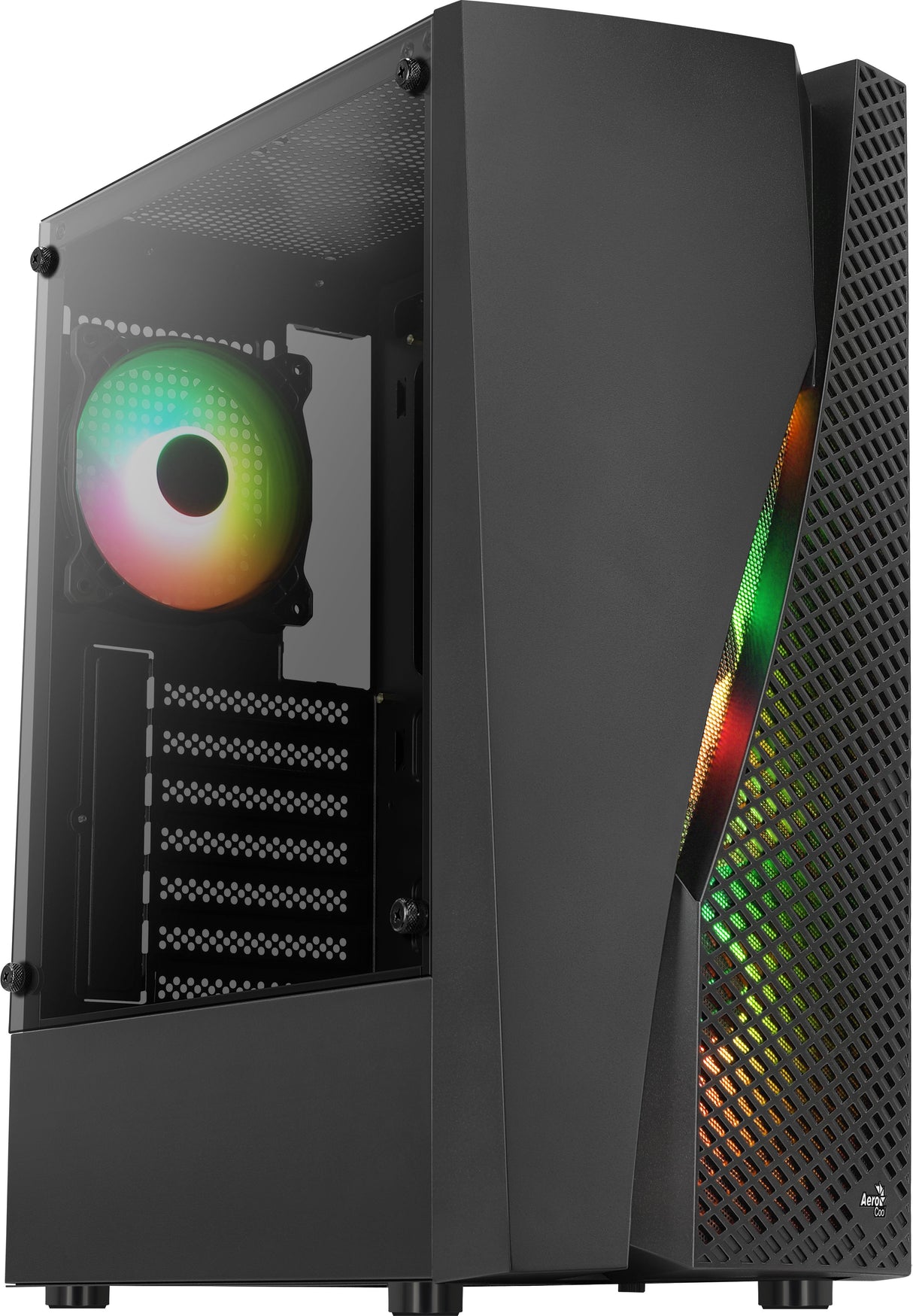 Caja Pc Aerocool Atx Wave V3 Argb Black