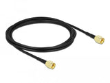 Delock Cable De Antena Rp-Sma Macho A Rp-Sma Macho Lmr/Cfd100 2 M Low Loss