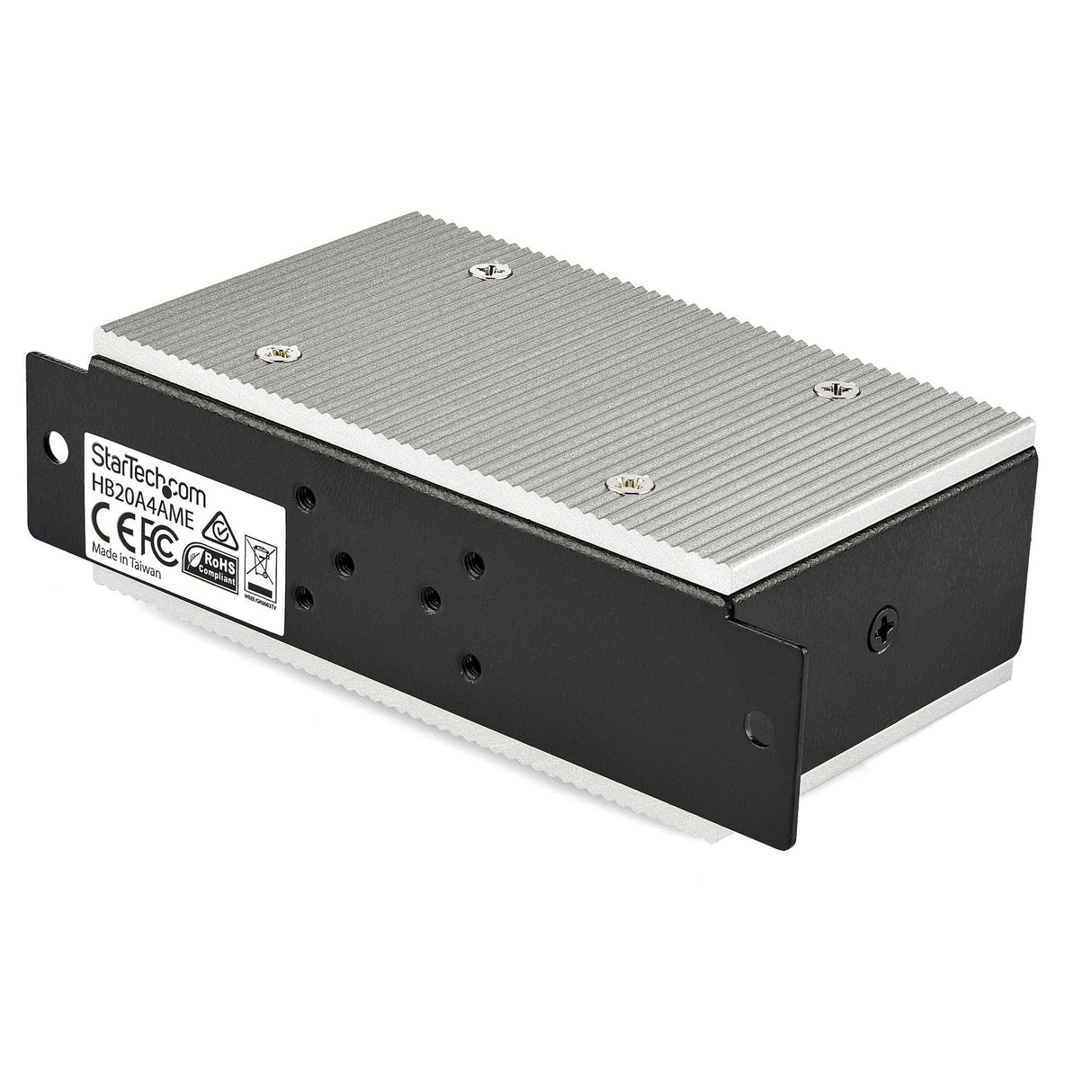 EAN 0065030878623 - StarTech.com HB20A4AME hub de interfaz USB 2.0 Type-B 480 Mbit/s Negro imagen 2