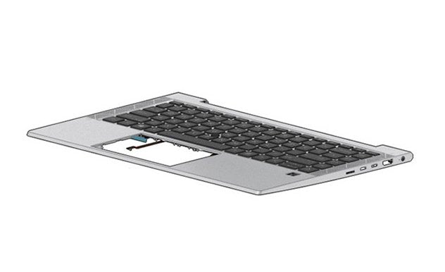 Topcvr W/Kb Uma Bl Pvcy Fr M07132-051, Keyboard, 35.6 Cm