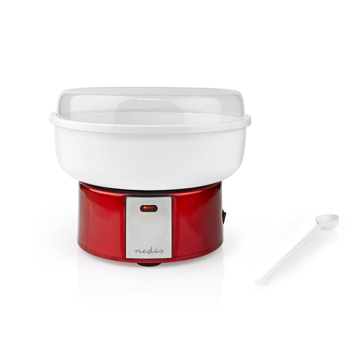 Nedis Mquina De Algodon De Azucar  500 W  Blanco / Rojo