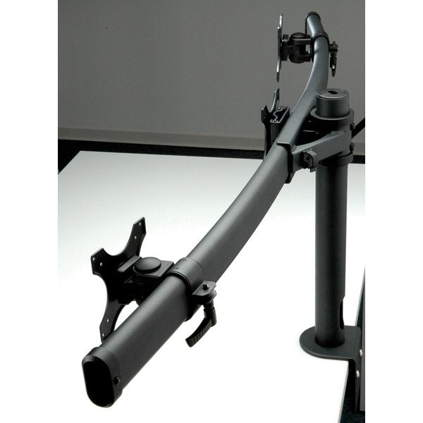 Value Lcd-Triple-Arm Trgerstange, Schwarz, Tischmontage, Bis 3x 8 Kg