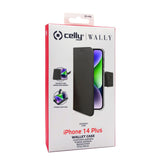 EAN 8021735196815 - Celly Wally funda para teléfono móvil 17 cm (6.7") Funda cartera Negro imagen 5