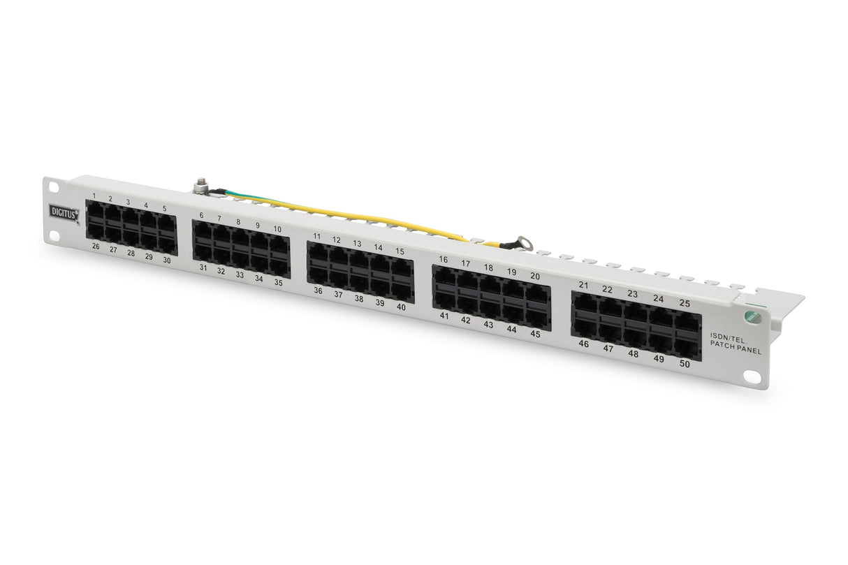 Digitus Cat 3 Isdn - Patch Panel - 1u - 19"
