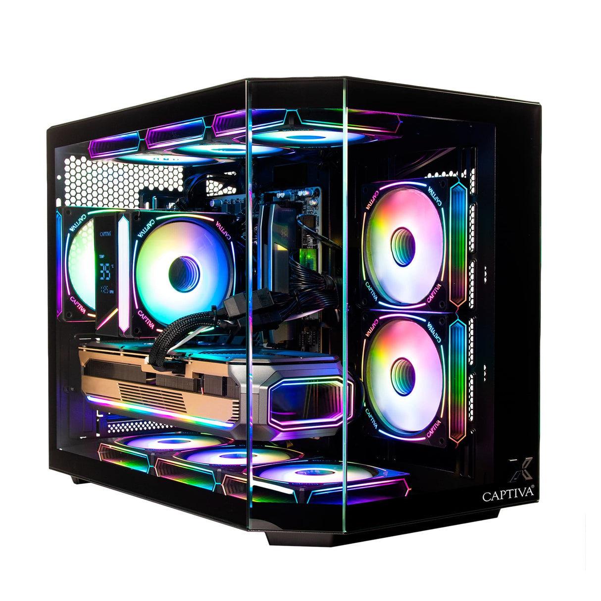 EAN 4046373925430 - CAPTIVA 92543 PCs/estación de trabajo AMD Ryzen™ 7 5700X 32 GB DDR4-SDRAM 2 TB SSD NVIDIA GeForce RTX 506 imagen 1