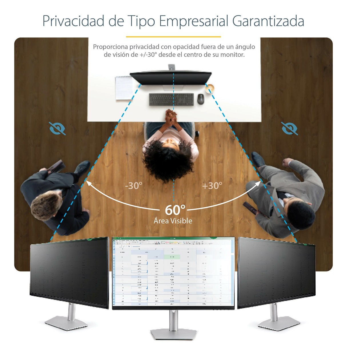 EAN 0065030886703 - StarTech.com PRIVSCNMON24 filtro para monitor 61 cm (24") imagen 9