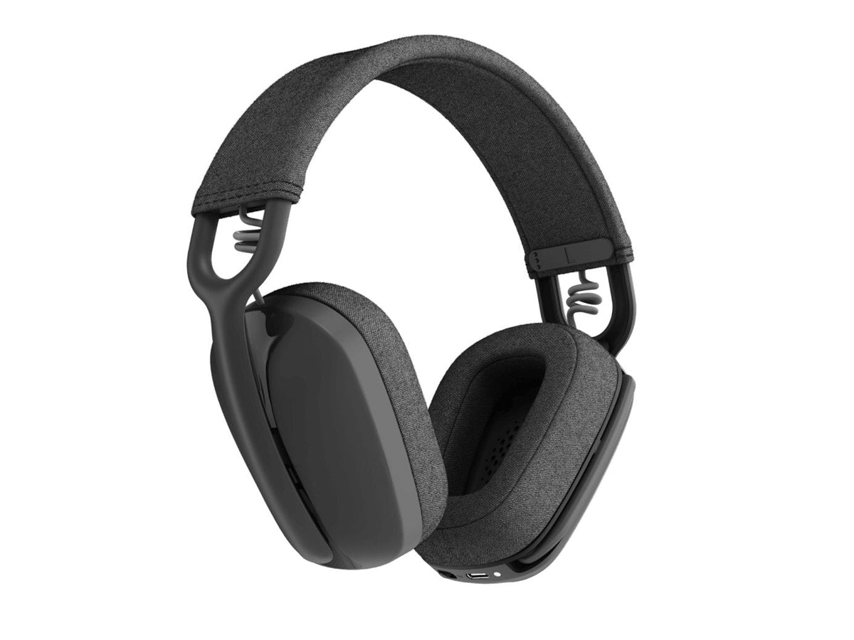 Logitech Zone Vibe Wireless Auricular Tamaño Completo Bluetooth Inalámbrico Aislamiento De Ruido Grafito Certificado Para Equipos De Microsoft