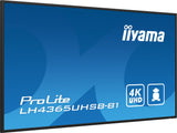 Iiyama Prolite Lh4365uhsb-B1 109 Cm (43") Klasse (108 Cm (42.5") Sichtbar) Lcd-Display Mit Led-Hintergrundbeleuchtung -