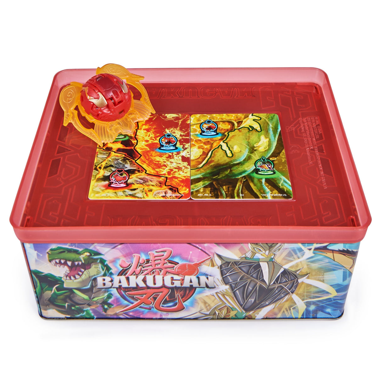 Spin Master Bakugan 2023 Baku-Tin Con Special Attack Mantid, Juego De Habilidad Con Caja De Almacenamiento, Figura De Acción Y Cromos 6067046