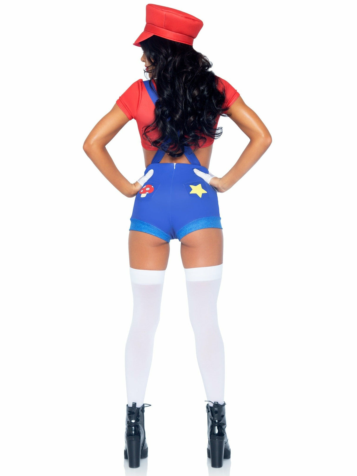 Leg Avenue - Disfraz Sexy Mario Bros Rojo/Azul M