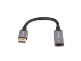 EAN 5901969441550 - Lanberg AD-DP-HD-02 adaptador de cable de vídeo 0,2 m DisplayPort HDMI Plata imagen 2