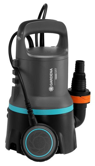 Gardena Flood Set 9000, Sumergible/Bomba De Presión (Negro/Turquesa, 300 Vatios) 09041-20