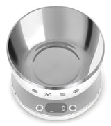 Smeg Ksc01whmww Báscula De Cocina Acero Inoxidable, Blanco Encimera Alrededor Báscula Electrónica De Cocina