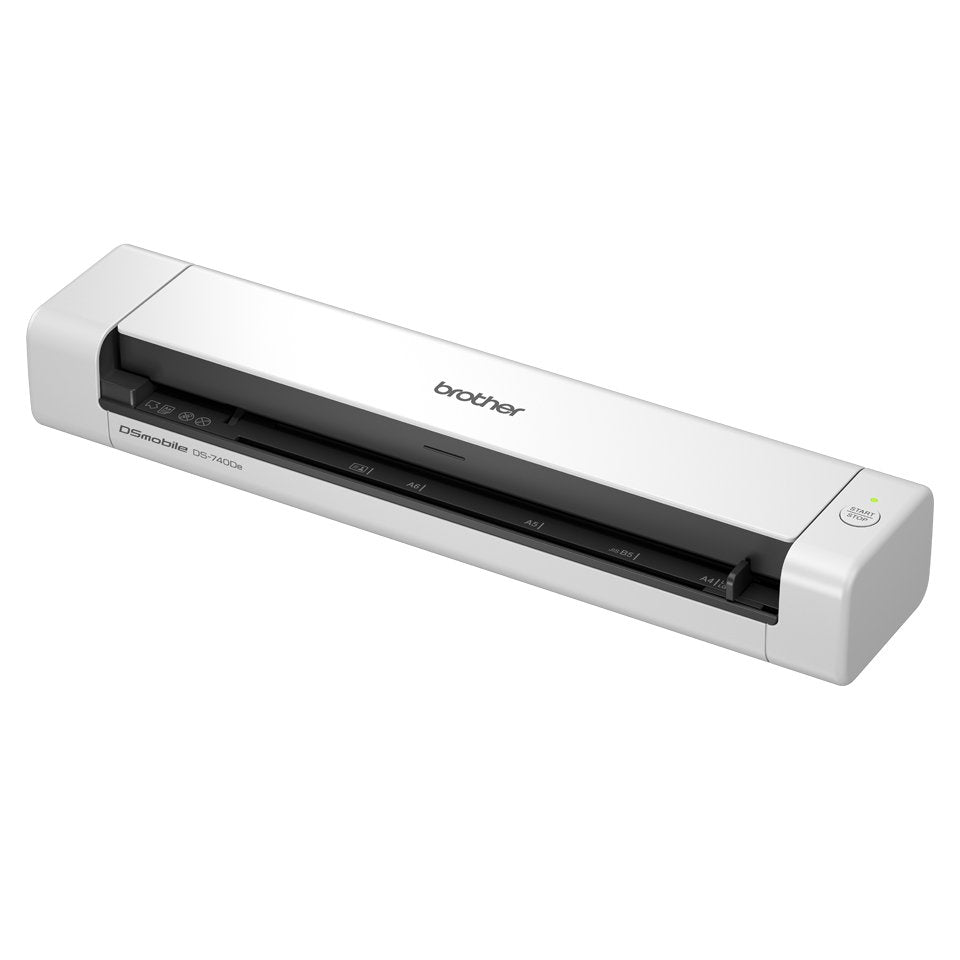 Brother Ds740d Scanner Mobile A4 Recto-Verso, 15ppm, 600x600, Usb 3.2, Fuente De Alimentación Usb C