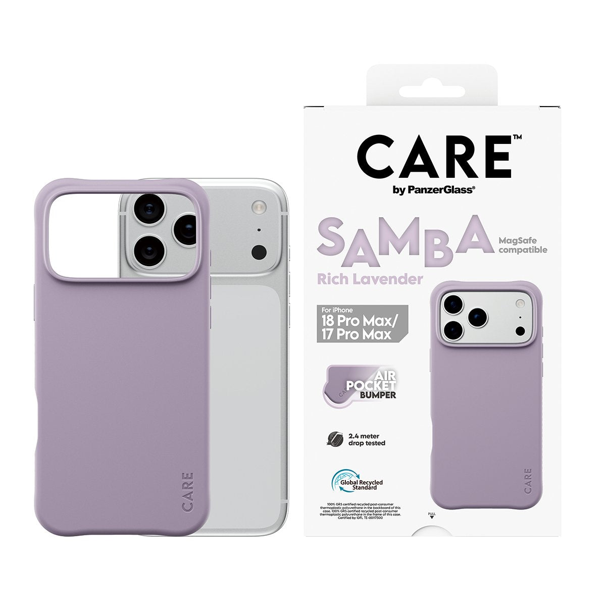 Care By Panzerglass Samba Case Ip17/18 Pro Max Rich Lavender Ms