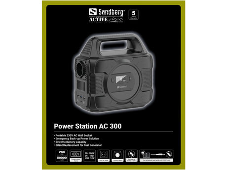 EAN 5705730420849 - Sandberg 420-84 estación de energía portátil 80000 mAh 300 W 3,26 kg imagen 7