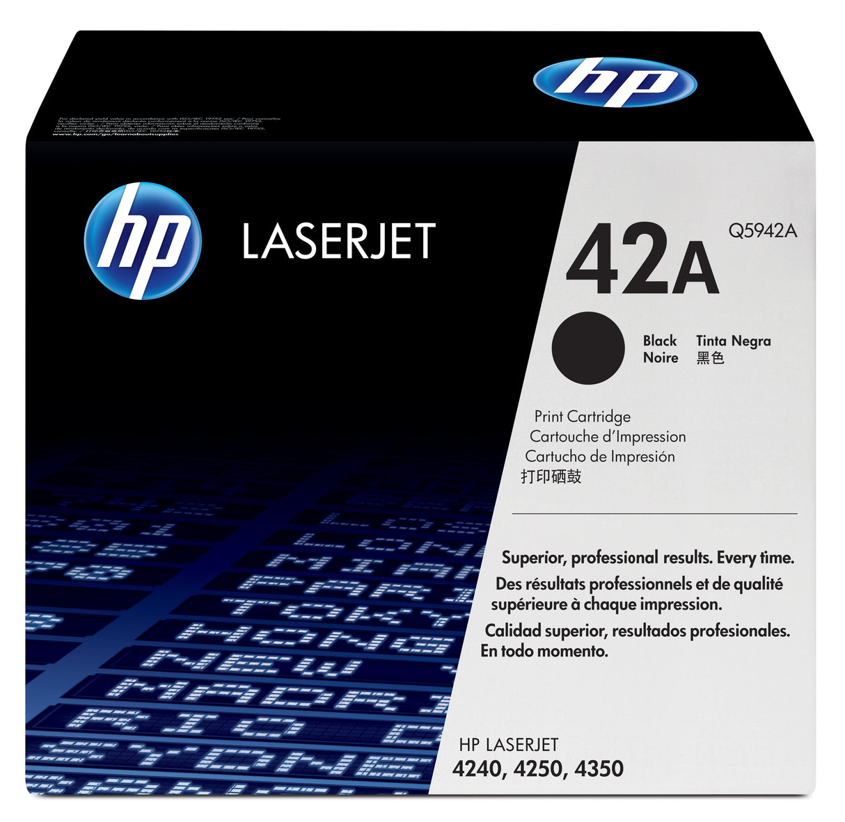 Toner Hp Q5942a Nº42a Negro 10.000pag