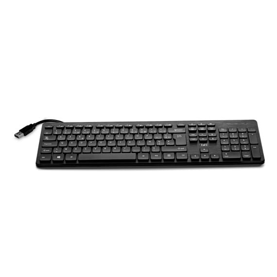 Teclado Con Cable T Nb Con Hub (Negro)