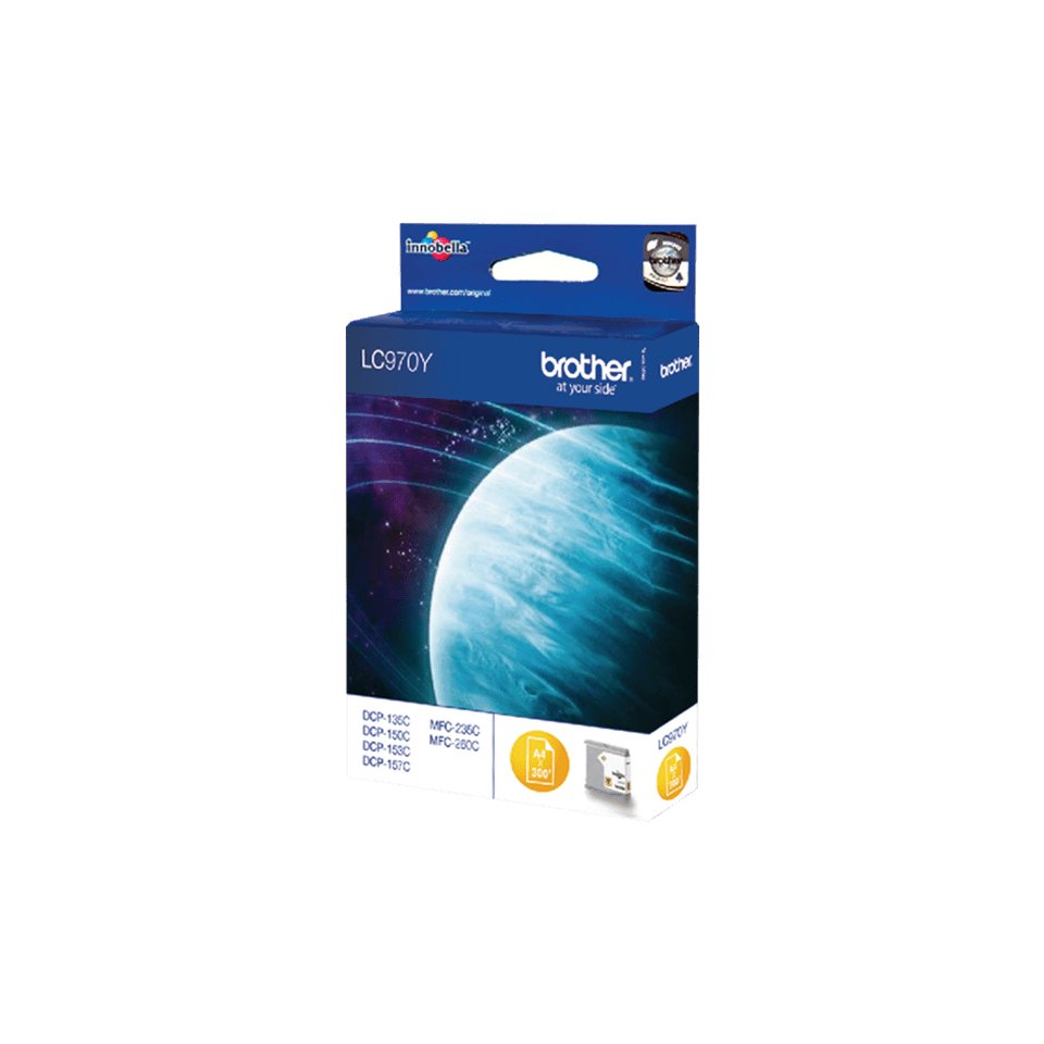 EAN 4977766648523 - Brother LC970Y cartucho de tinta 1 pieza(s) Original Amarillo imagen 2