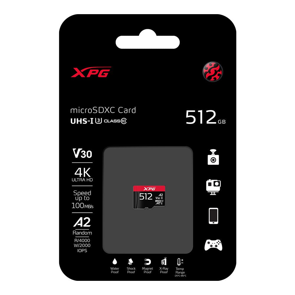 EAN 4710273771380 - XPG AUSDX512GUI3XPGA2-R memoria flash 512 GB MicroSDXC UHS-I Clase 10 imagen 3