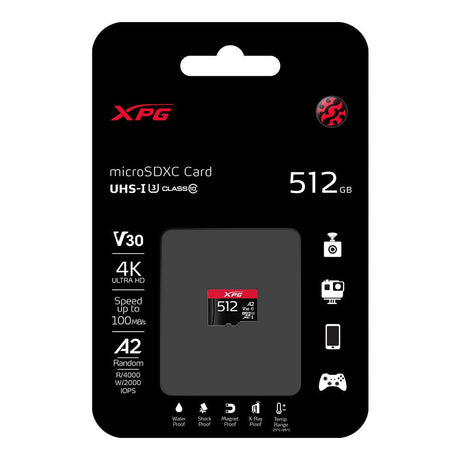 EAN 4710273771380 - XPG AUSDX512GUI3XPGA2-R memoria flash 512 GB MicroSDXC UHS-I Clase 10 imagen 3