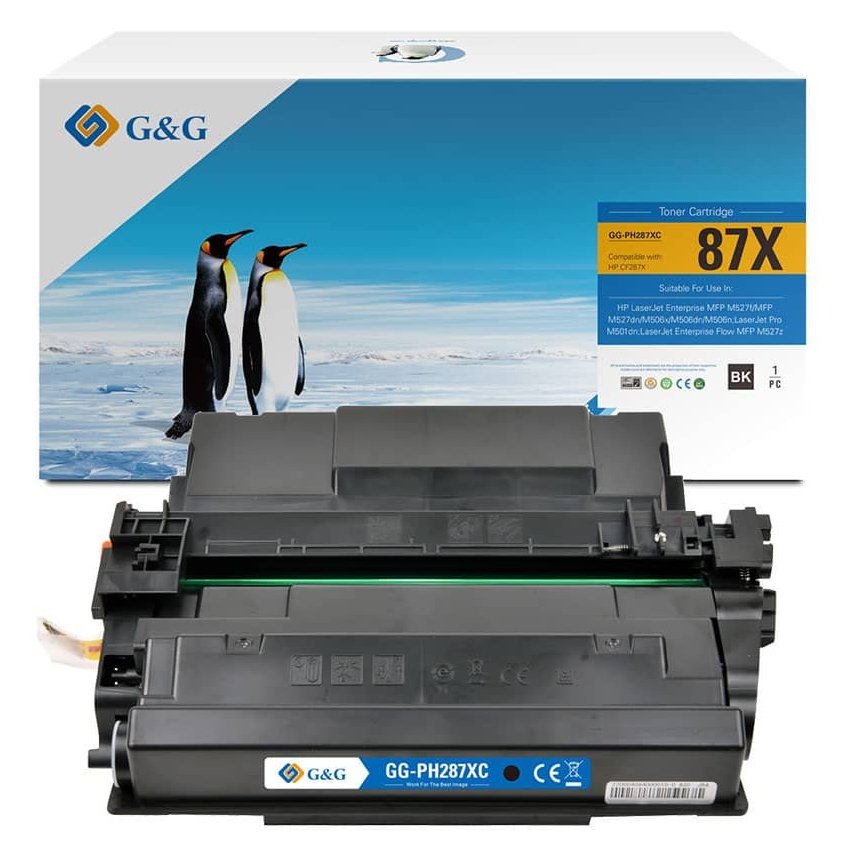 G&G Xl-Toner Compatible Con Hp 87x Cf287x