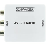 Schwaiger Hdmrca01 513 Conversor De Vídeo Con Escalador 1920 X 1080 Pixeles Av A Hdmi