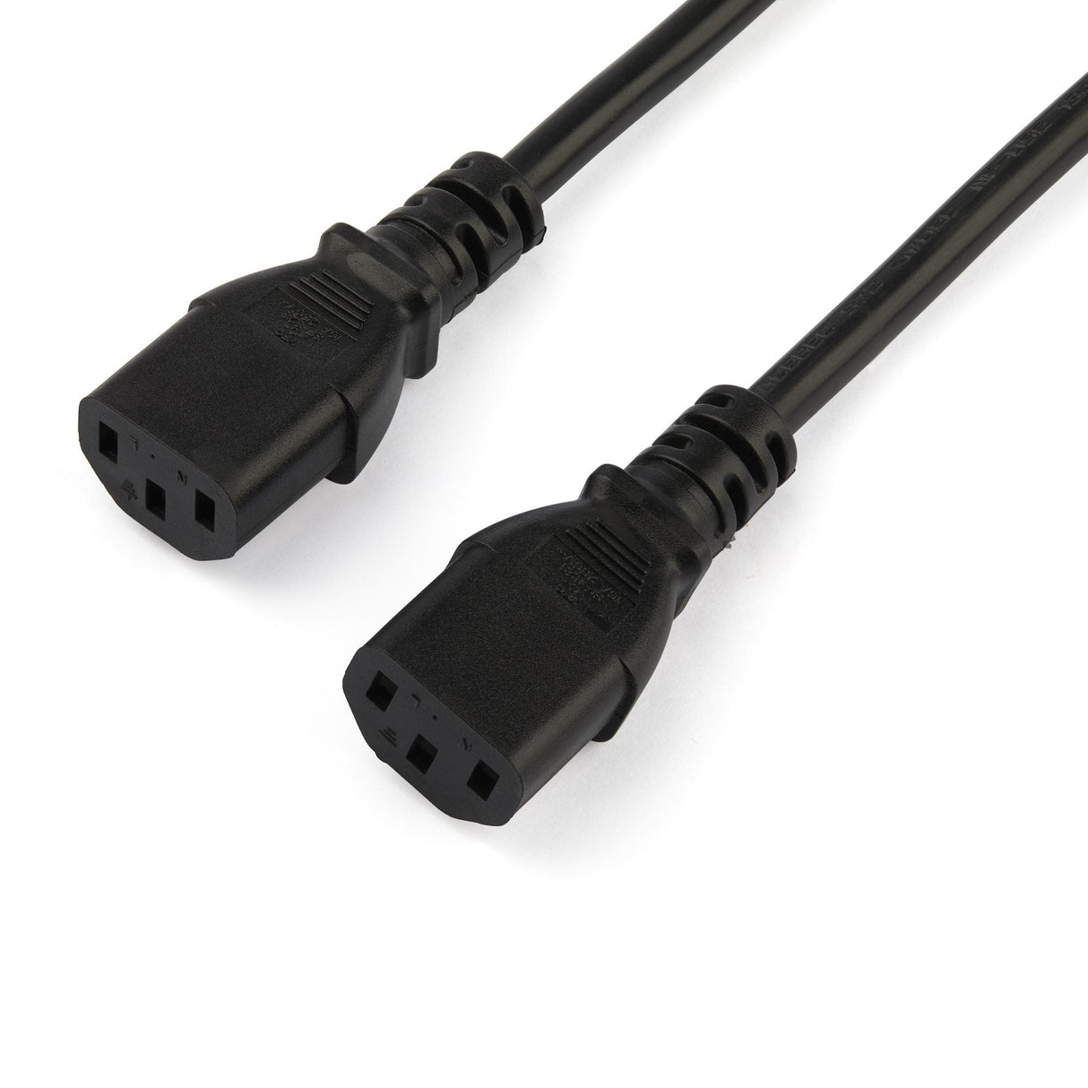EAN 0065030879750 - StarTech.com PXT101YEU2M cable de transmisión Negro CEE7/7 Acoplador C13 2 x imagen 5