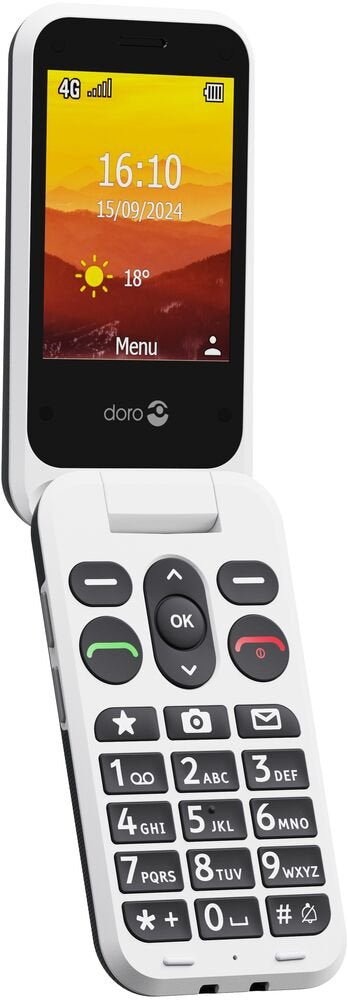 EAN 7322460087463 - Doro Leva L30 7,11 cm (2.8") 142,7 g Negro, Blanco Característica del teléfono imagen 4