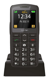 Beafon Sl260 Lte - 4g, Silver Line, Grosstastenhandy, Plata-Schwarz
