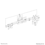Newstar Soporte De Pared Para 2 Monitores 10-27'' Fpma-Cb100black