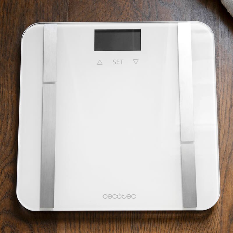 Báscula De Baño Cecotec Surface Precision 9400 Full Healthy Análisis Corporal Hasta 180kg Blanca