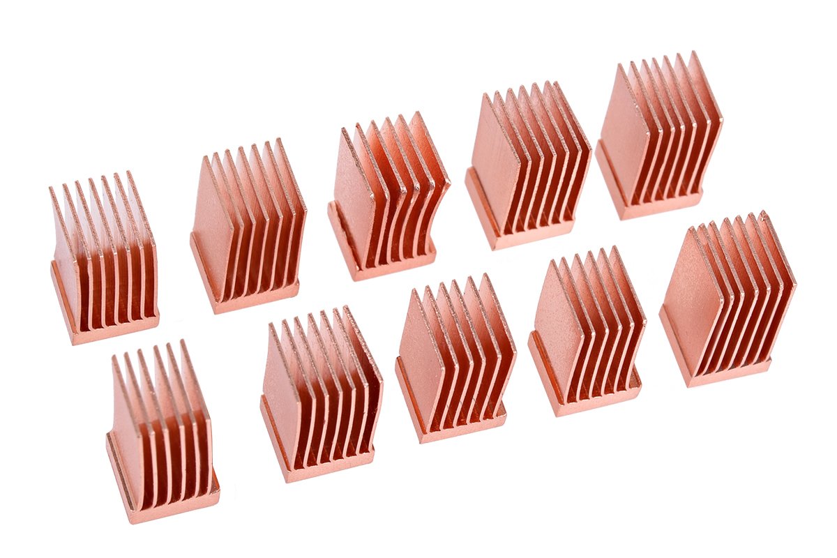 Disipadores Térmicos De Cobre Para Gpu Ram Alphacool De 6,5 X 6,5 Mm, Disipador Térmico De Cobre, 10 Piezas 17425