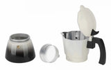 EAN 8436584384991 - JATA HCAF2403 cafetera manual Cafetera italiana 0,2 L Negro, Acero inoxidable imagen 5
