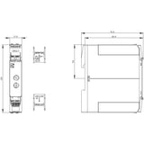 Siemens 3rp25251aw30 Relé Temporizado Elektronisch, Ansprechverz., 1w