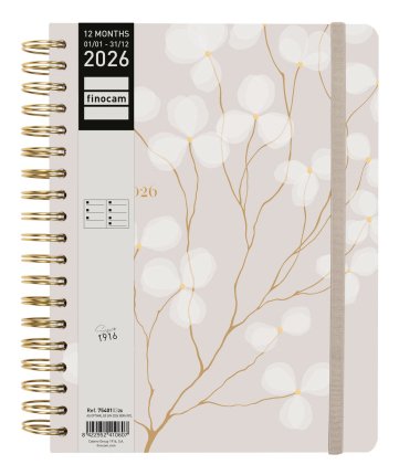 EAN 8422952410607 - Finocam 754010326 agenda Agenda semanal Beige, Crema de color imagen 2