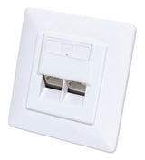 EAN 0766623771900 - Intellinet 771900 toma de corriente 2 x RJ-45 Blanco imagen 1