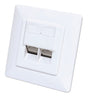 EAN 0766623771900 - Intellinet 771900 toma de corriente 2 x RJ-45 Blanco imagen 1