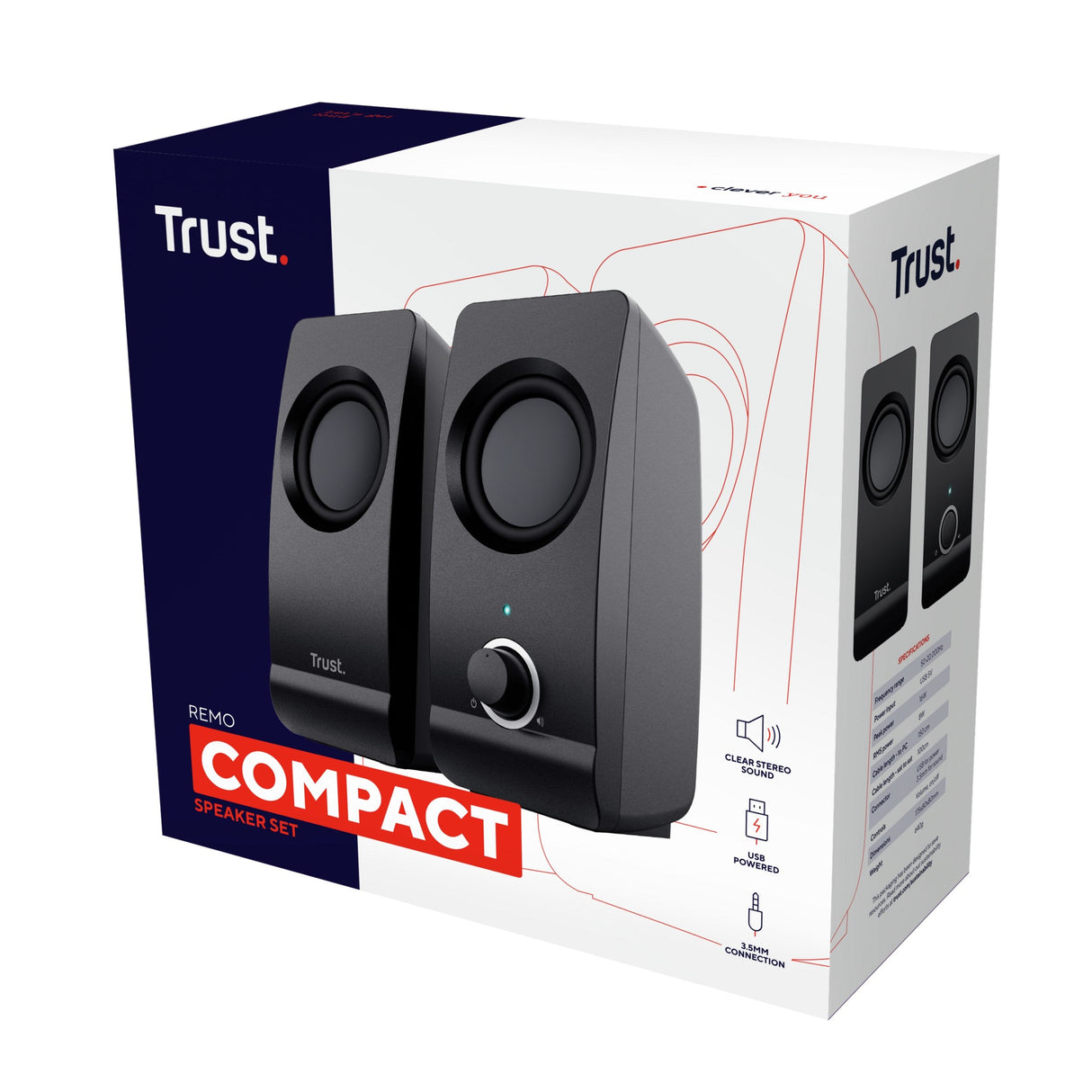 Altavoces Trust Remo 16w 2.0