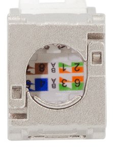 Logilink Keystone Jack Cat.6a Stp Dust Cap Type 14.4mm 22-26 Awg, 24 Pieces
