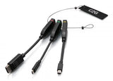 C2g Anillo Universal De Adaptadores Hdmi® 4k Mini Displayport, Displayport Y Usb-C® Con Códigos De Color
